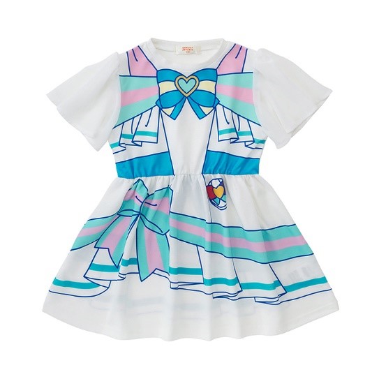 新品　しまむら　なりきり　わんだふるぷりきゅあ！　ワンピース　110 わんだふるぷりきゅあ！』のアパレルアイテム しまむらにて発売